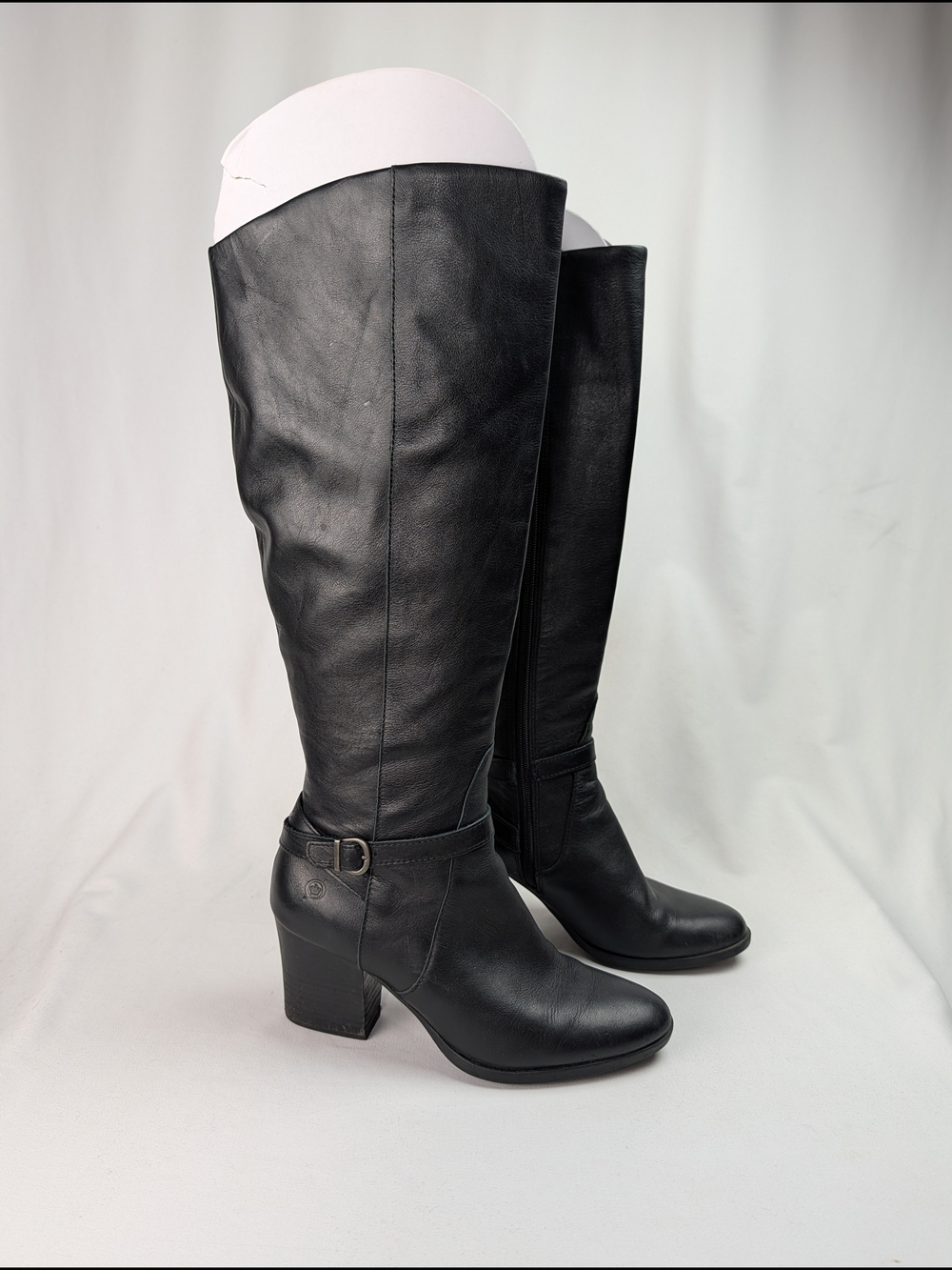 Born Leather Knee High Riding Boots Size 8.5